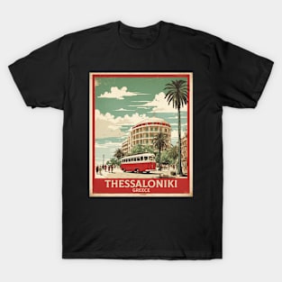 Thessaloniki Greece Tourism Vintage Poster T-Shirt